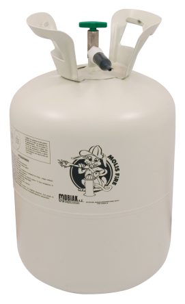 Portable helium cylinder