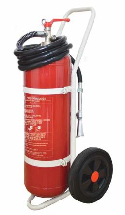 Trolley Fire Extinguisher 30Kg Dry Powder