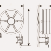 Wall Mounted MANUAL swinging Hose Reel with Fire Hose 1” - Image 2