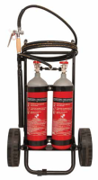 Trolley Fire Extinguisher 10kg (2x5kg) CO2