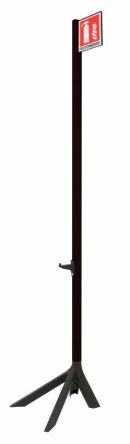Floor type stand with extinguisher mark
