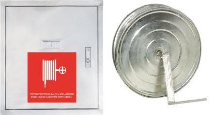 Stainless Steel Fire Hose Cabinet with SS Reel S.S. 304