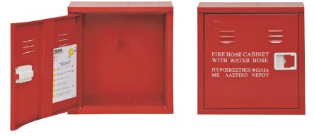 Fire Hose Cabinet with Hook, Galvanized