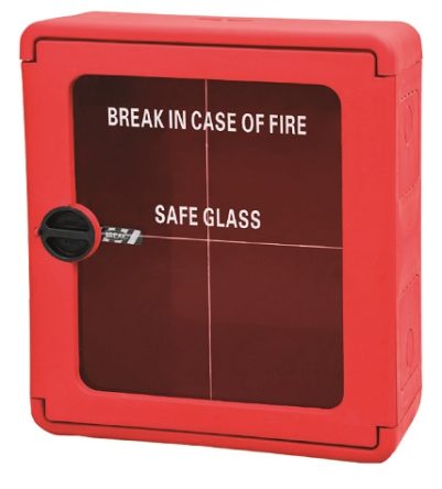 PVC Fire Hose Cabinet with Transparent Safe Crashing Door