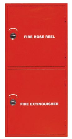 Double Compartment Fire Hose cabinet - complete with hose 3/4’’ (30m).