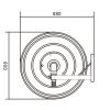 Wall Mounted MANUAL Swinging Hose Reel 1” 30Μ - MED - Image 2