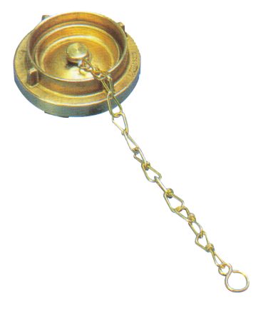Brass storz blind coupling 2 1/2"