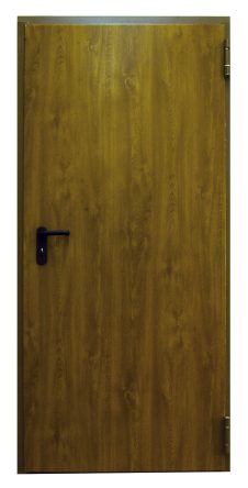 Wooden like color Single leaf Fire Door 60' 1.000 x 2.050 mm