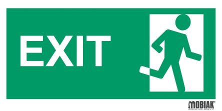 Exit sign