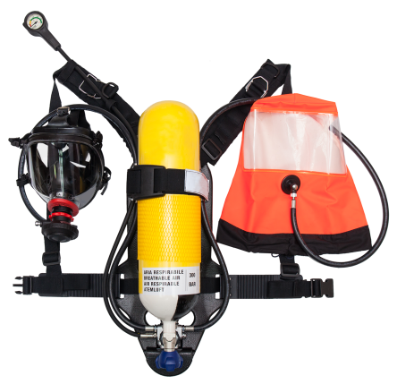 Double Mask Breathing Apparatus