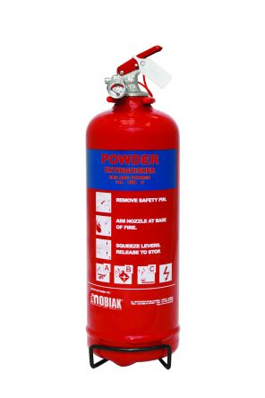 Fire Extinguisher 2Kg Dry Powder (BSI KITEMARK)