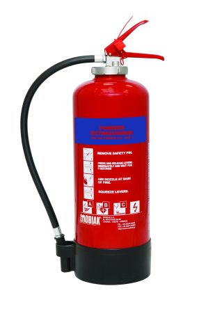 Fire Extinguisher 9Kg powder with Internal Cartridge (BSI KITEMARK)