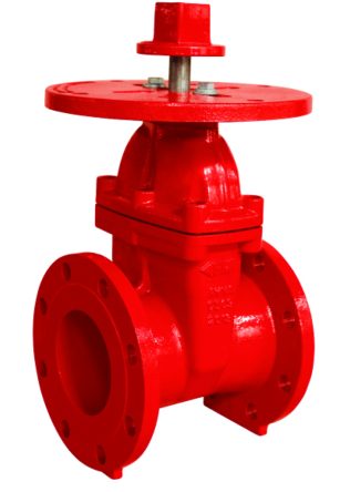 200PSI-NRS Type Flanged End Gate Valve with Round Plate