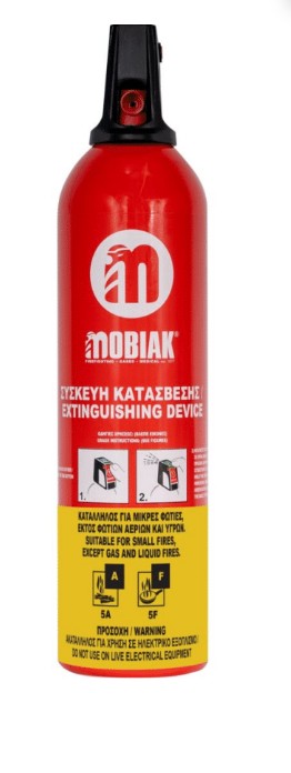 Aerosol type extinguisher A F with fluorine free agent 750gr 1 Aerosol type extinguisher A F with fluorine free agent 750gr