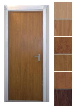 Wooden like color Single leaf Fire Door 60' 1.000 x 2.050 mm - Image 2
